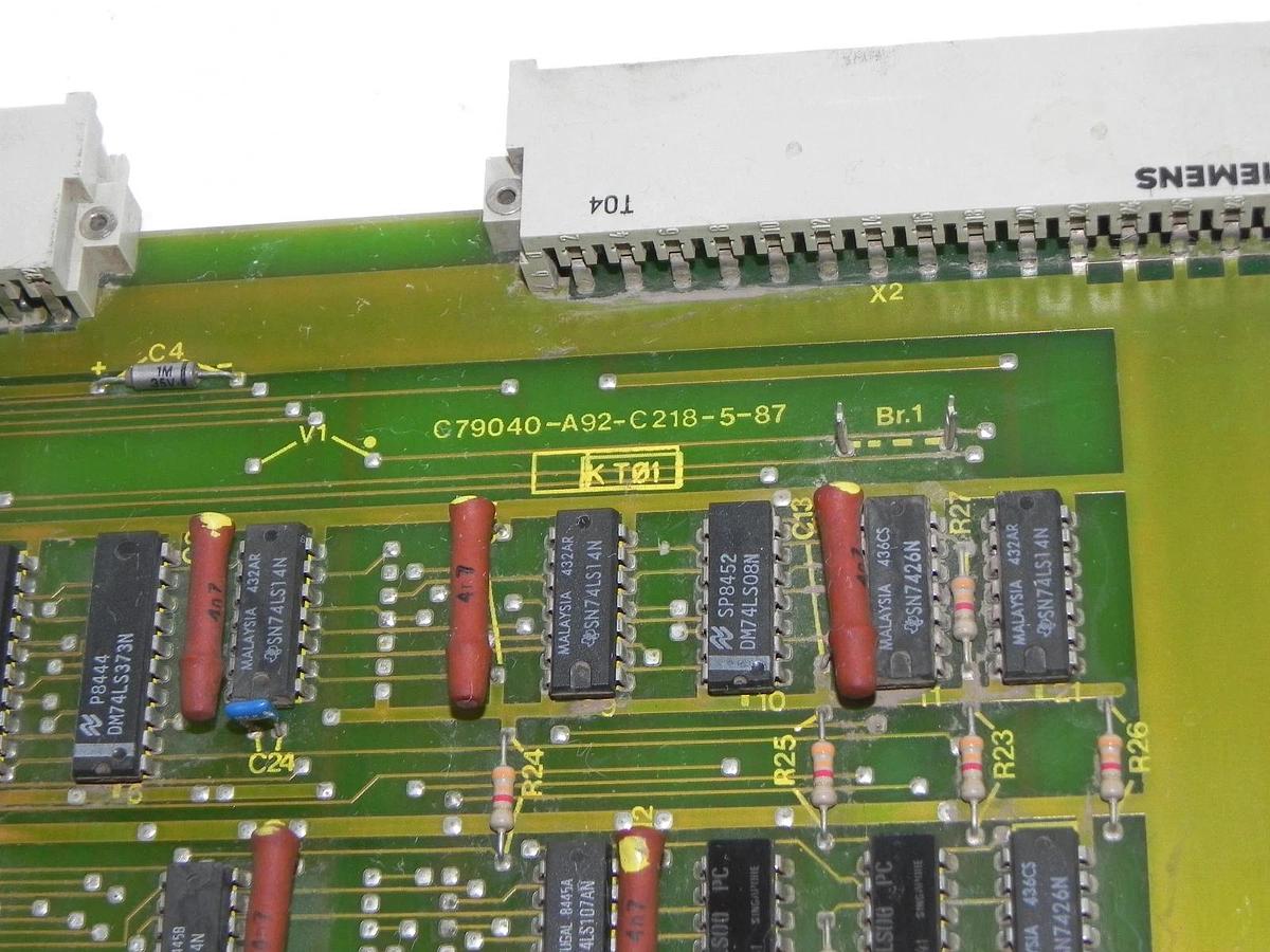 Used SIEMENS C79040-A92-C218-5-87 I/O MODULE C79040-A0092-C218-06-85