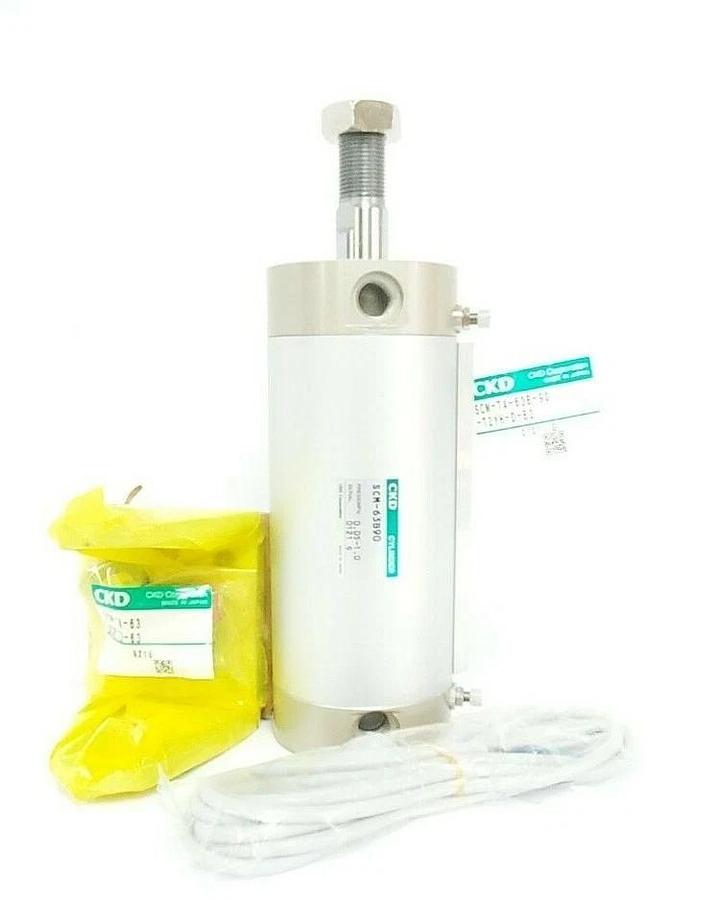Used NIB CKD SCM-TA-63B-90-T2YH-D-B2 CYLINDER SCM-63B90, SCM-B2-63, SCM-TA-63