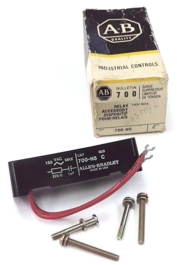 Used NIB ALLEN BRADLEY 700-N5 SURGE SUPPRESSOR 700N5, SER. C