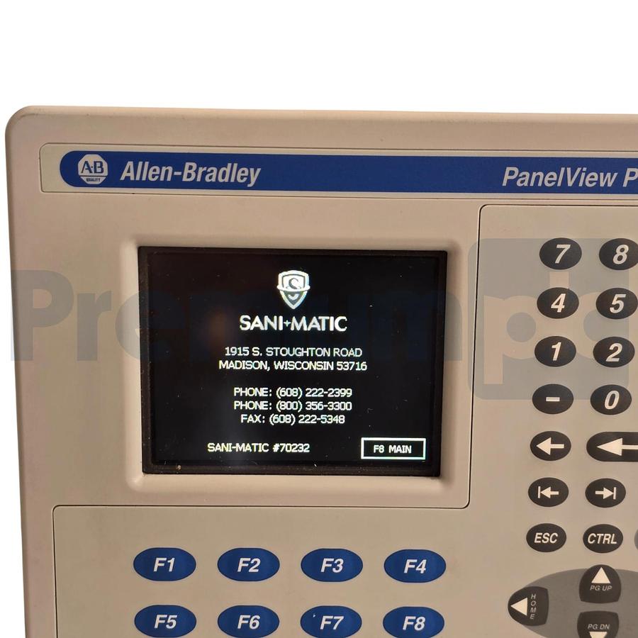 Used ALLEN BRADLEY 2711P-K4M20D8 /A Panelview Plus 6 400 KEYPAD TERMINAL 4.0" USPI