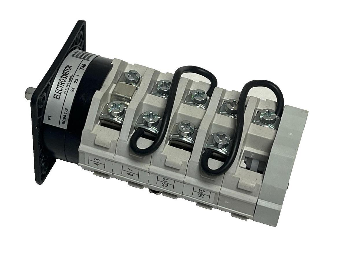Used Electroswitch KW40-909A1-2 | KW40 Cam-Action Rotary Switch | 40A 600VAC | NSMP