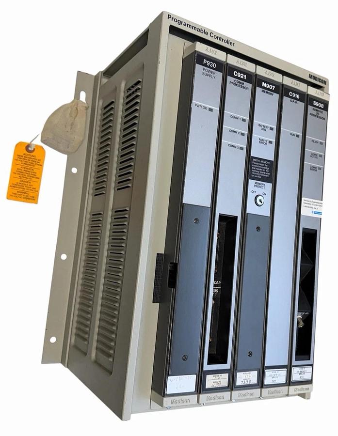 Refurbished MODICON P5-984B-832 Programmable Controller 984 Series 5-Slot PLC Rack P5984B832