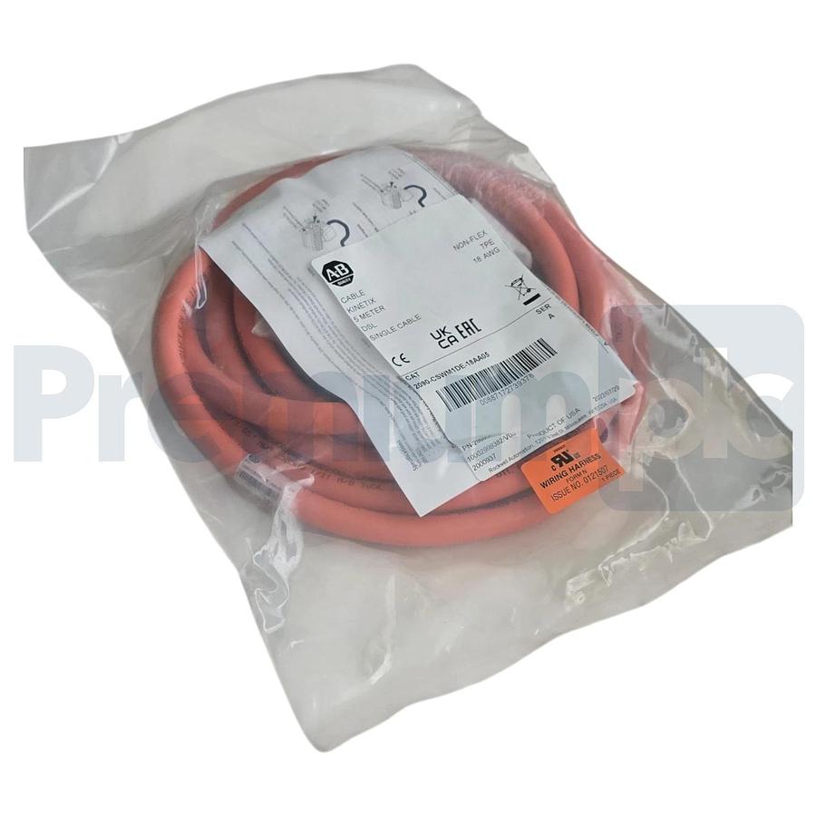 Sealed Pre-Owed Allen Bradley 2090-CSWM1DE-18AA05 /A Kinetix DSL Cable Single 5m