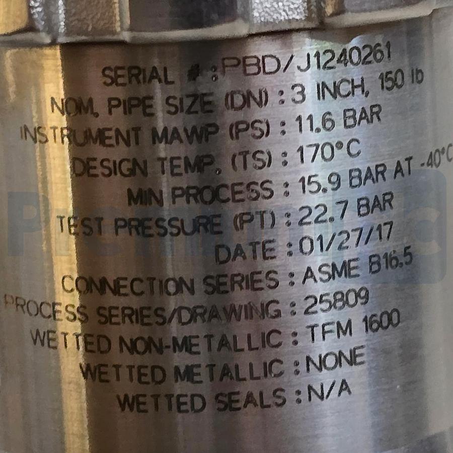 Used Siemens 7ML54320BG200AA0 SITRANS LR250 Radar Level Transmitter FLG. 3" DN150 NEW