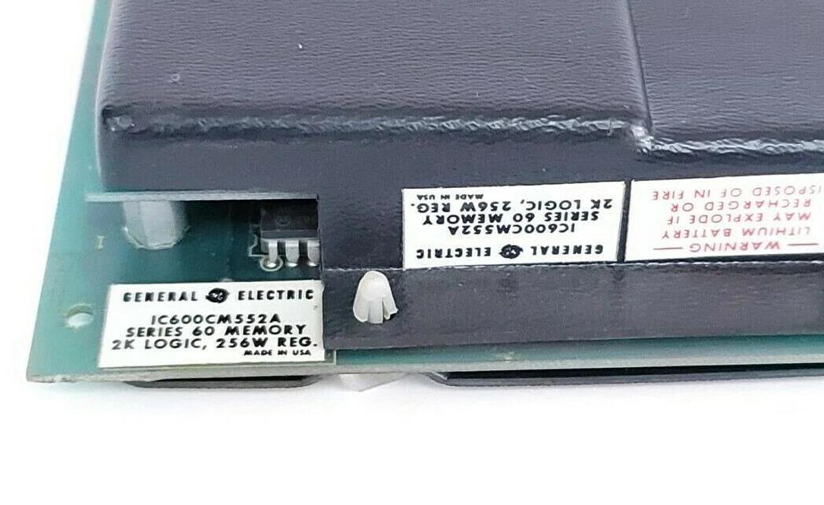 Refurbished REPAIRED GE FANUC IC600CM552A SERIES 60 MEMORY 2K LOGIC MODULE 256W IC600CM552