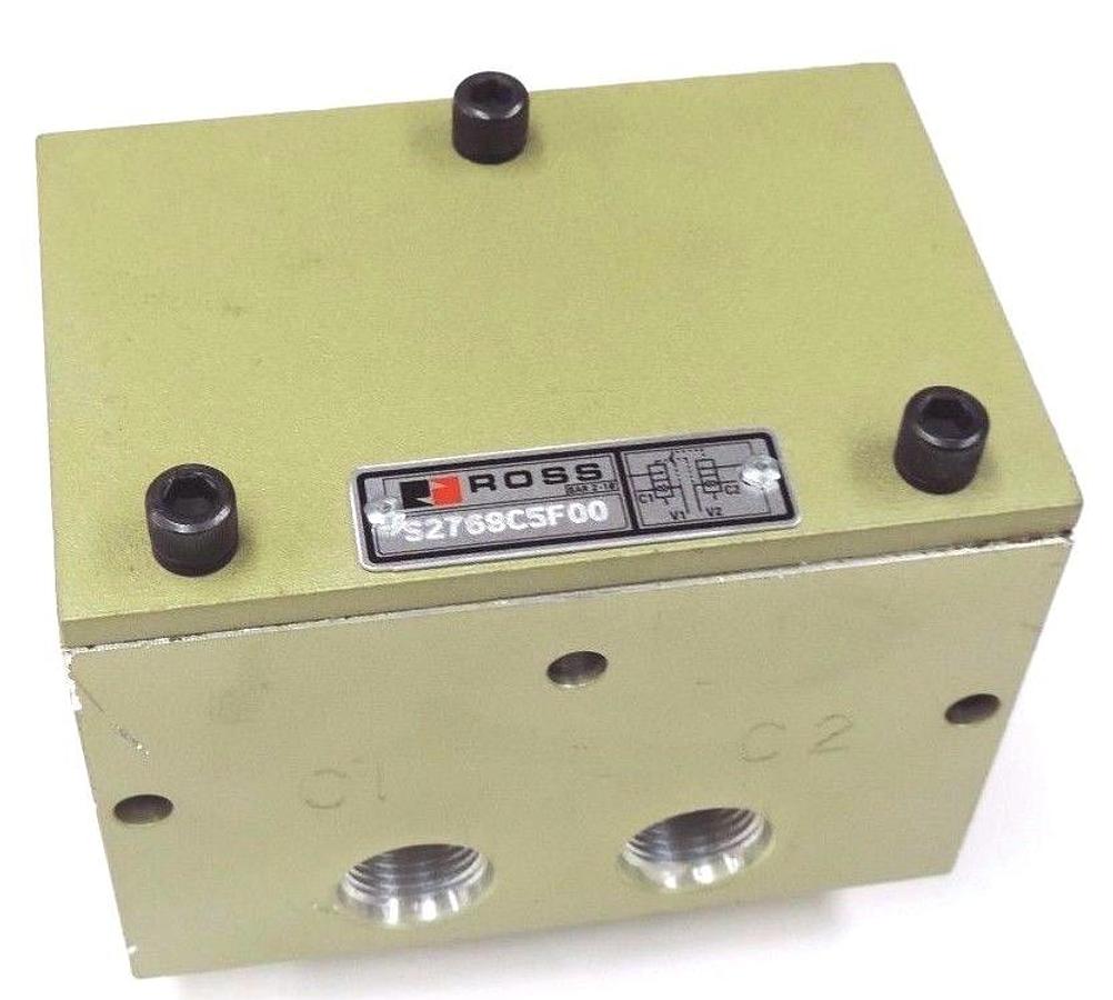 Used NEW ROSS S2768C5F00 VALVE 2768C5900 SAE-08 DUAL PO CK