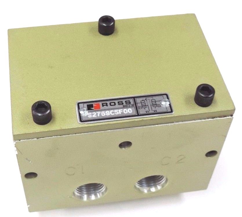 Used NEW ROSS S2768C5F00 VALVE 2768C5900 SAE-08 DUAL PO CK
