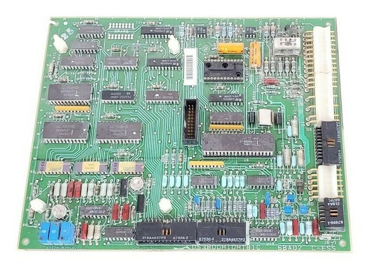 Used GENERAL ELECTRIC DS3800H10H1B1C I/O CIRCUIT BOARD (DAMAGED)