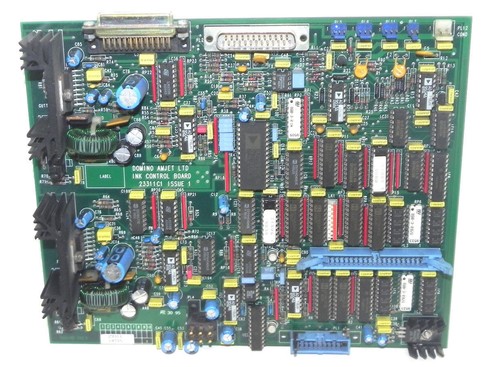 Used DOMINO AMJET LTD INK CONTROL BOARD 23311C1 ISSUE 1