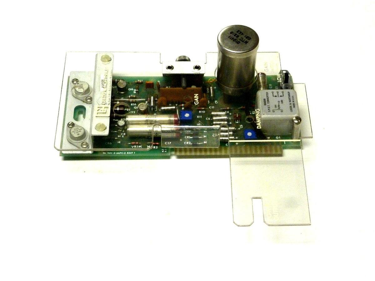 Used LEEDS & NORTHRUP 444508 94V-0 NAPC-2A 8347T DRIVER BOARD AMPLIFIER