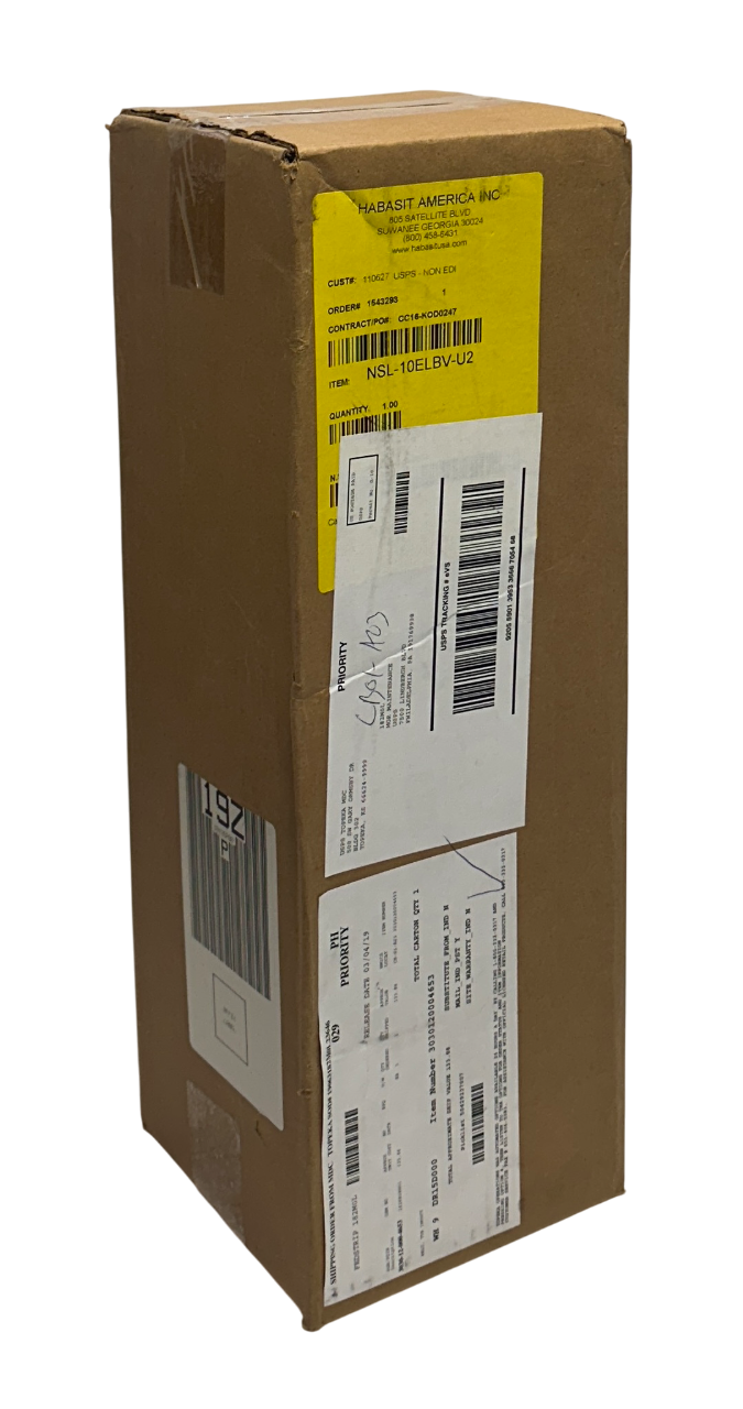 Used HABASIT AMERICA NSL-10ELBV-U2 / NSL10ELBVU2 LIGHT CONVEYOR BELT PVC OEM NSMP