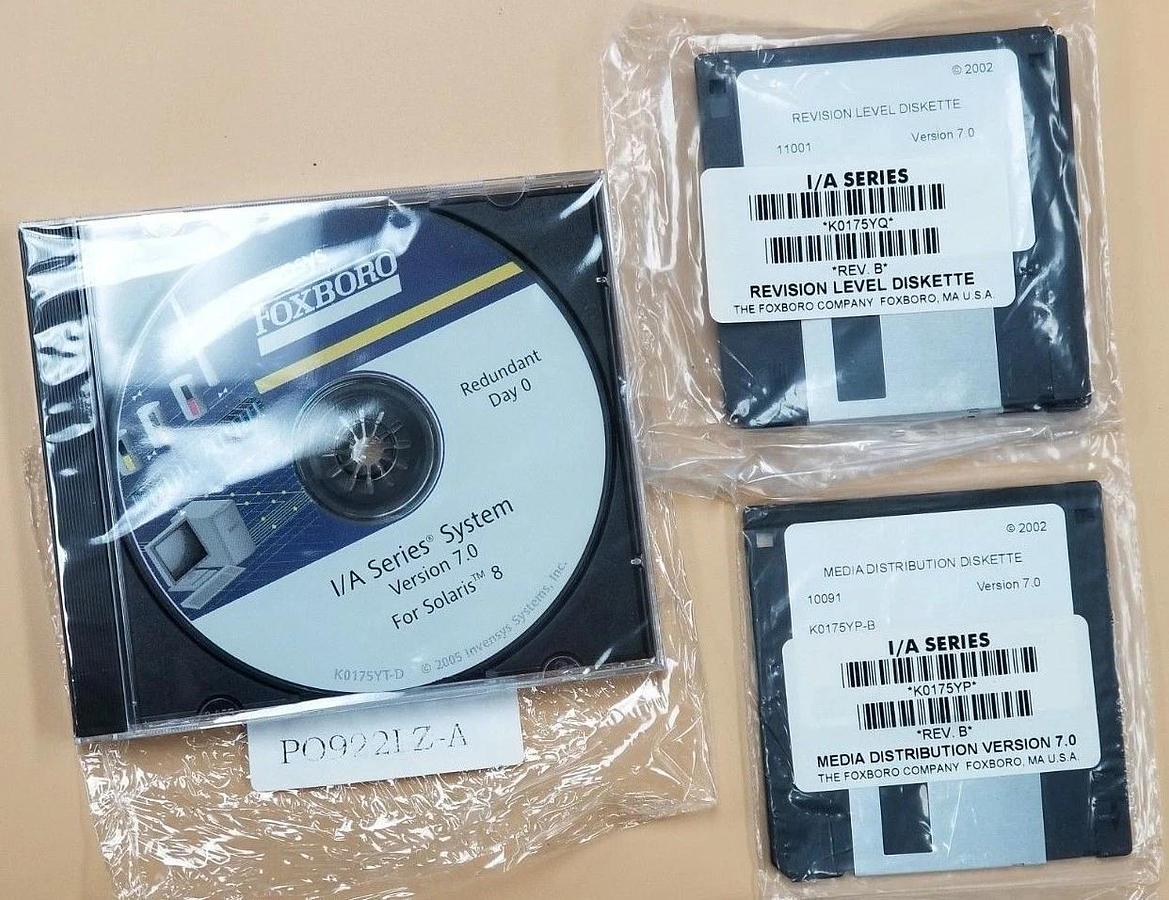 Used NIB INVENSYS / FOXBORO K0200WF V7.xP79/80 WS REDUNDANT NETWORK SOLARIS MEDIA