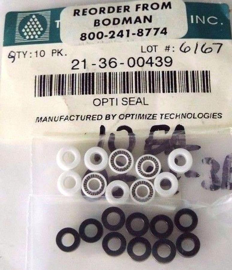 Used NEW OPTIMIZE TECHNOLOGIES 21-36-00439 OPTI SEALS 213600439 (10-PACK)
