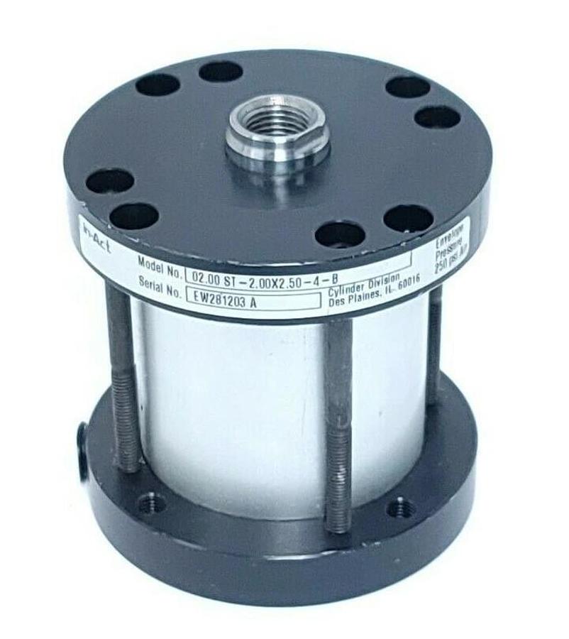 Used LIN-ACT 02.00 ST-2.00X2.50-4-B CYLINDER 250 PSI AIR