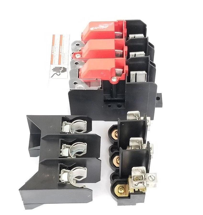 Used LOT OF 3 MISCELLANEOUS GENERIC FUSE BLOCK HOLDERS