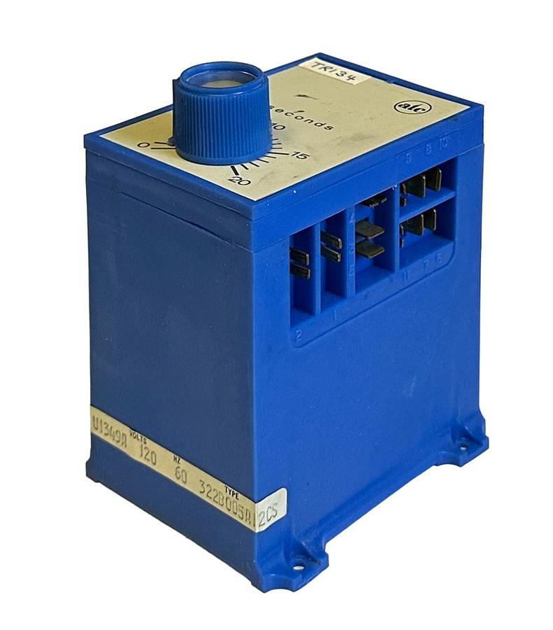 Used ATC 322B-005-A-12CS / 322B005A12CS CYCLE PROGRESS TIMER 322B TDR 120V 60Hz