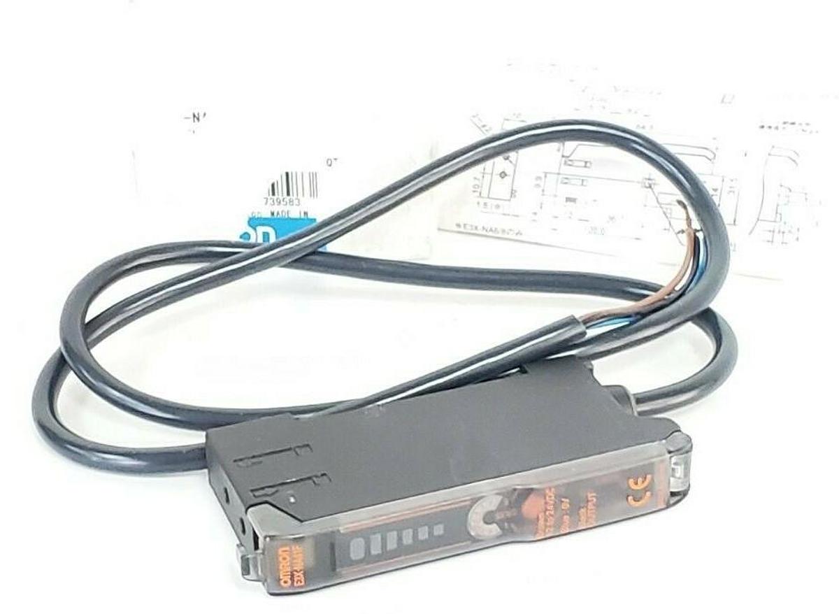 Used OMRON E3X-NA41F PHOTOELECTRIC SENSOR E3XNA41F, 12-24VDC