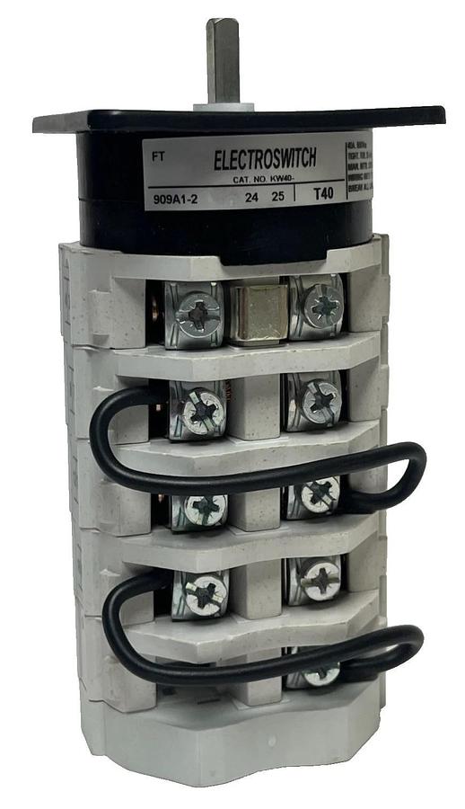 Electroswitch KW40-906A1-2 | KW40 Cam-Actuated Rotary Switch | 40A 600VAC