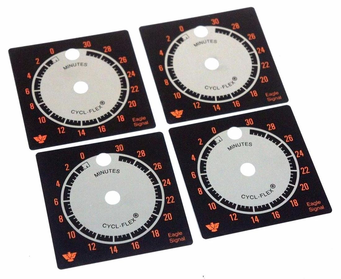 LOT OF 4 NEW DANAHER CONTROLS PAN1011 DIAL PLATE HP55 60HZ