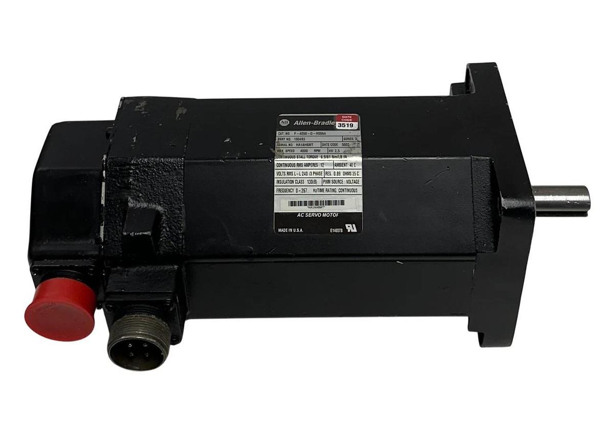 Refurbished ALLEN BRADLEY F-4050-Q-H00AA /A ULTRA SERIES AC SERVO MOTOR 193493 2.5kW REMAN