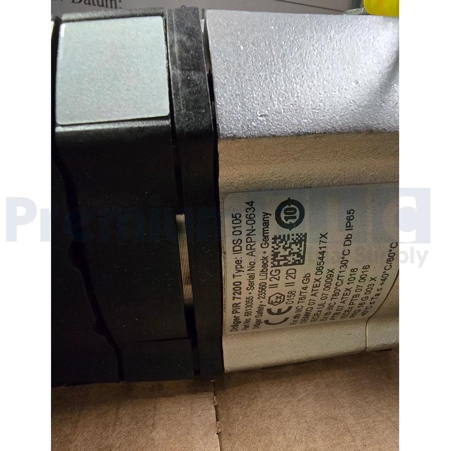 DRAEGER Drager POLYTRON 7200 PIR7200 424 NPT HART cpl. SET Ex d SS316 PN 6813055