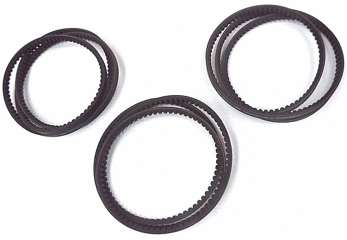 Used LOT OF 3 NEW TB WOOD'S BX97 TORQUE-FLEX II ISOBELTS NOMINAL OUTSIDE LENGTH 100''