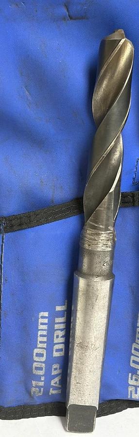 Used Metric Blue M24 Fastener Drill Counterbore Reamer Tap Kit
