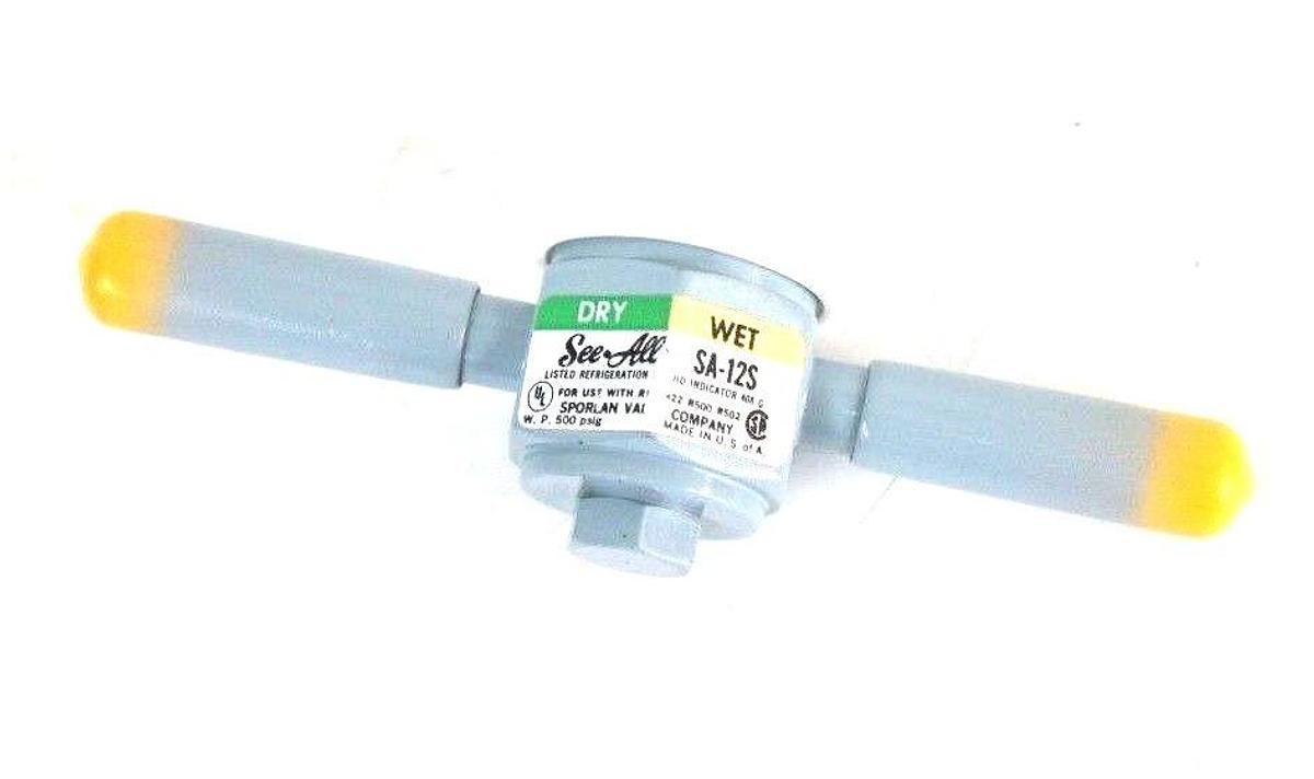 NIB SPORLAN SA-12S MOISTURE & LIQUID INDICATOR 1/4" ODF SOLDER