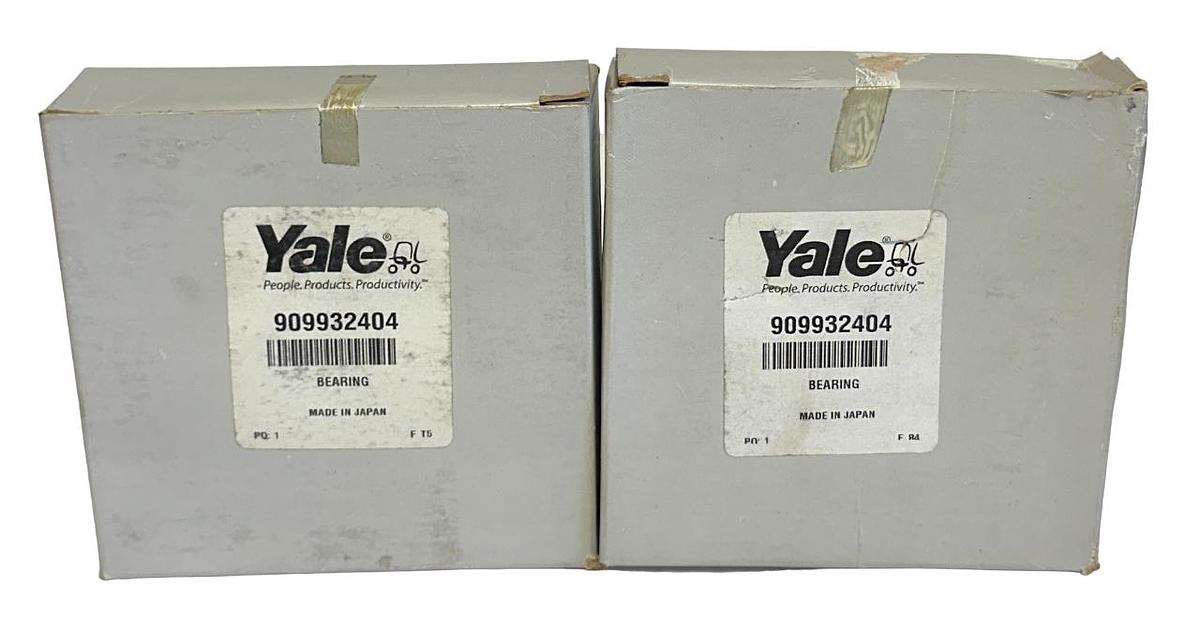 Used 2 YALE 909932404 / YT909932404 OEM BEARING ASSEMBLIES FOR FORKLIFT NSMP