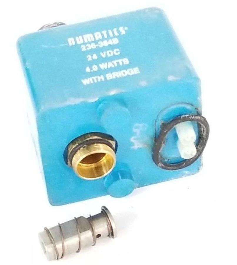 Used NUMATICS 236-384B VALVE COIL 24VDC 4.0W W/ BRIDGE 236384B