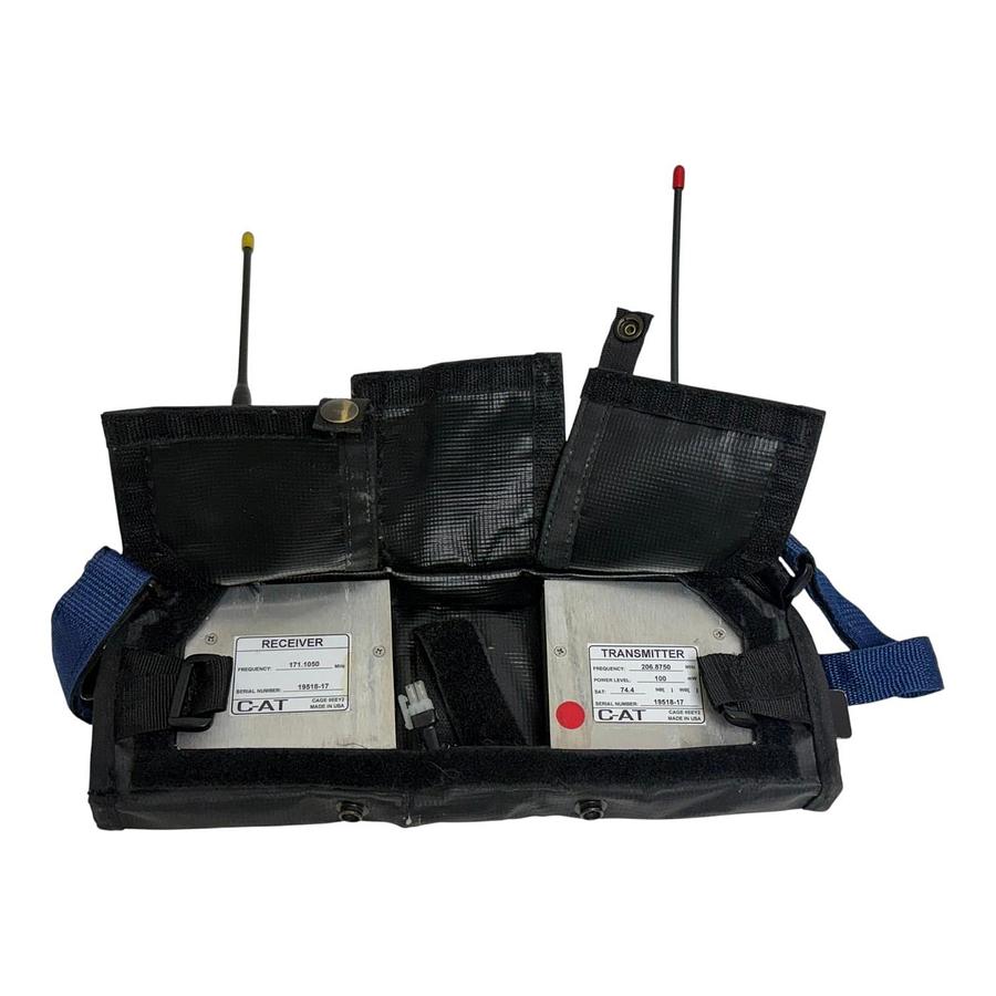 Used C-AT Communications-Applied Technology Tactical Transceiver Kit with Pouch