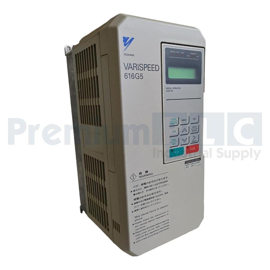 Used YASKAWA CIMR-G5A20P7 SPEC. 20P71F VARISPEED 616G5 AC INVERTER 0.7kW 230VAC NSNP
