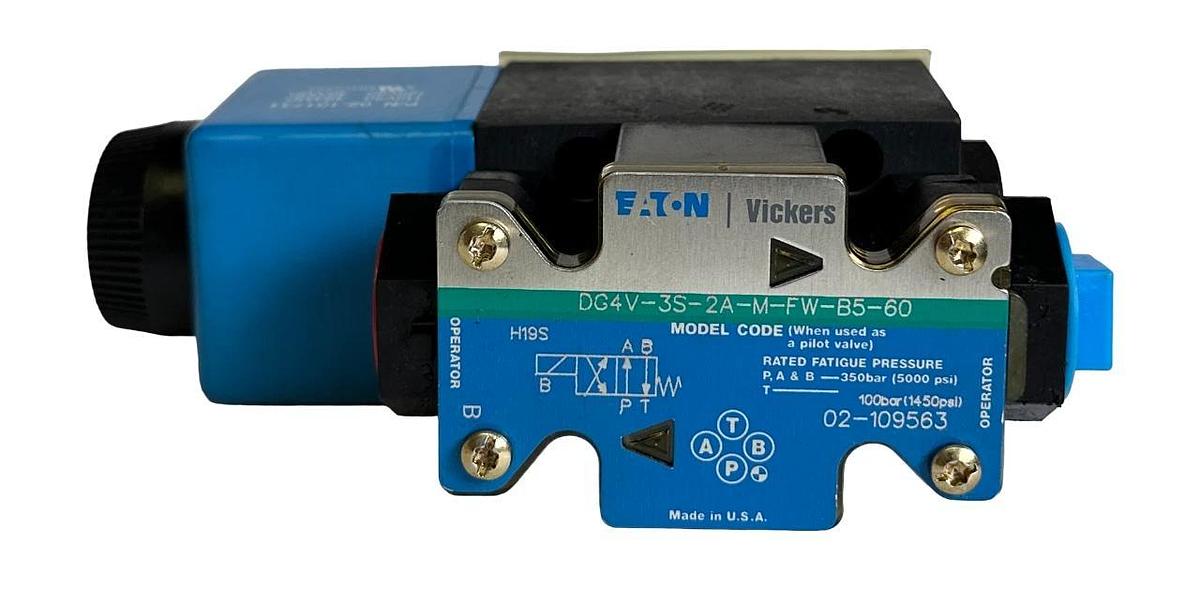 NEW EATON VICKERS DG4V-3S-2A-M-FW-B5-60 / 02-109563 DIRECTIONAL CONTROL VALVE