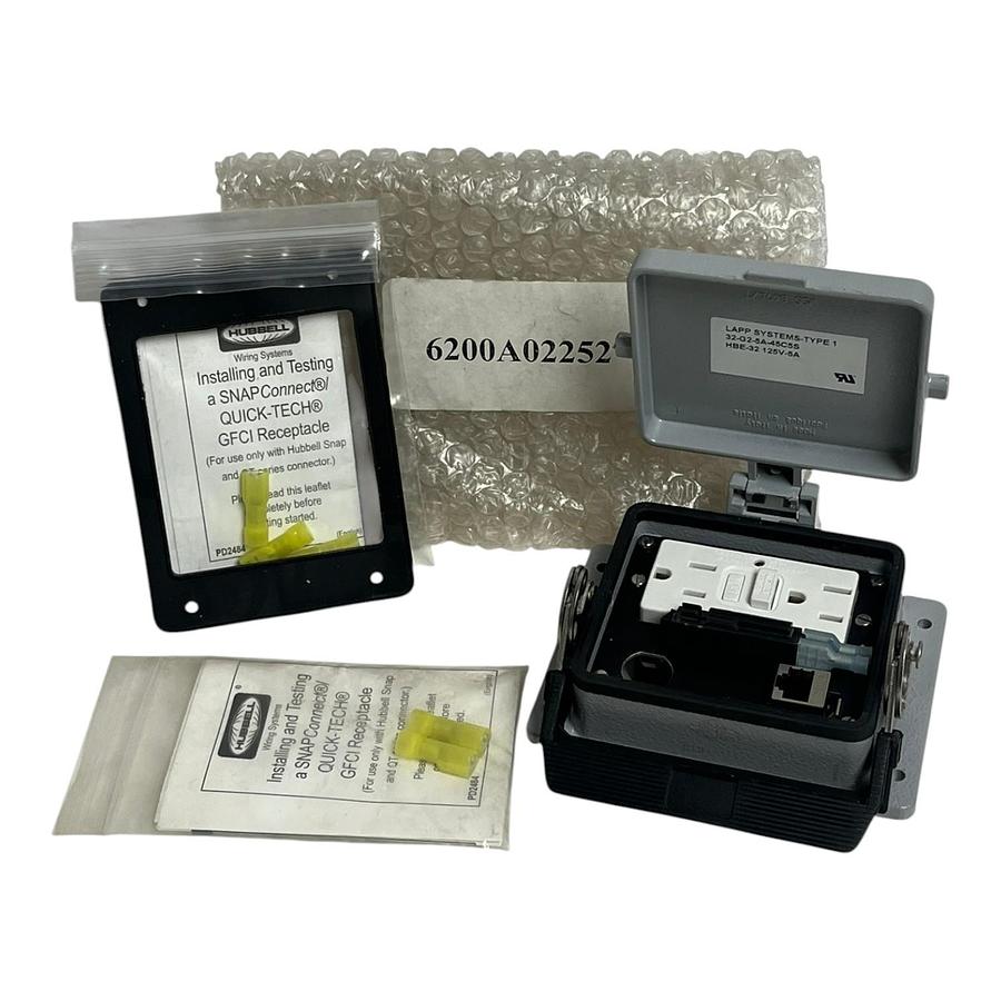 Lapp Systems Type 1 32-G2-5A-45C5S HBE-32 Hubbell GFCI Interface Port - NSNP