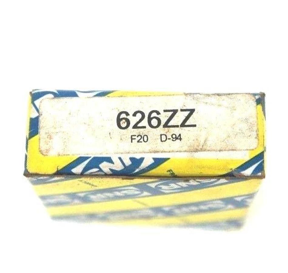 Used LOT OF 3 NIB SNR 626ZZ SINGLE ROW BALL BEARINGS F20 D-94