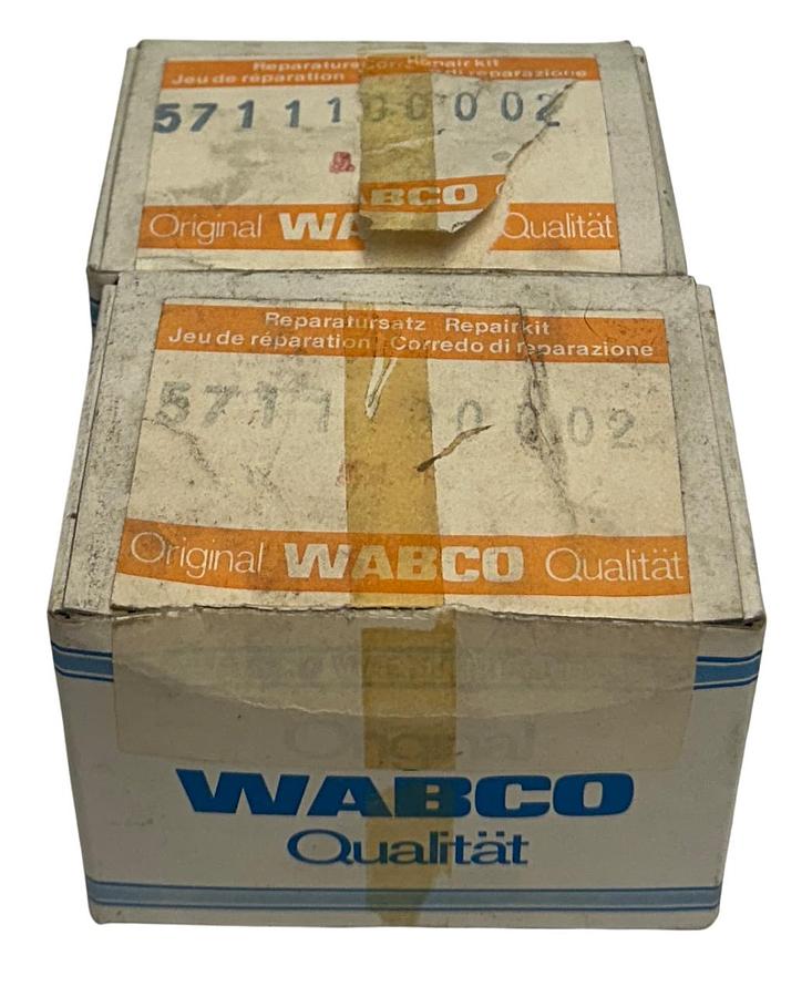 Used 2 WABCO 5711100002 OEM PNEUMATIC VALVE REPAIR KITS / REPLACEMENT PARTS NSMP