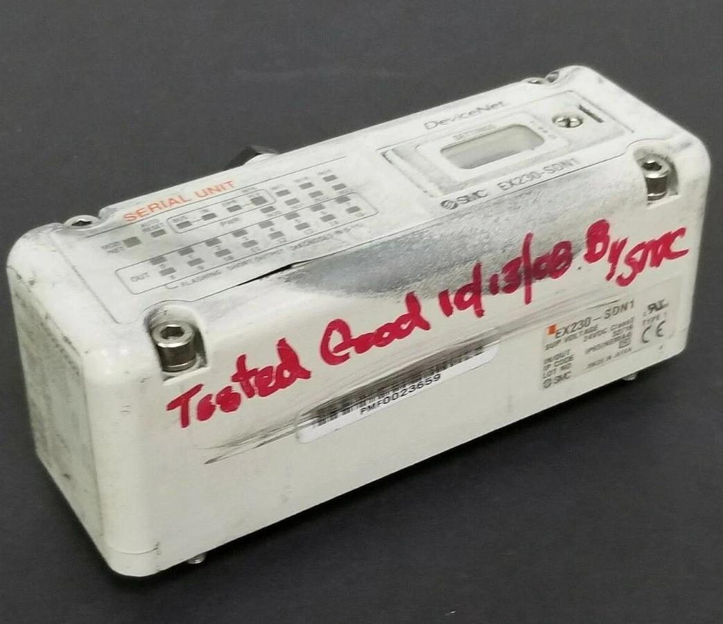 Used SMC EX230-SDN1 SERIAL INTERFACE UNIT 24VDC EX230SDN1