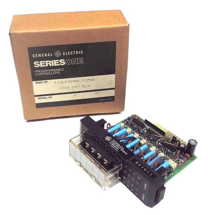 Used NIB GE FANUC IC610MDL125A INPUT MODULE 115VAC 8 CIRCUITS