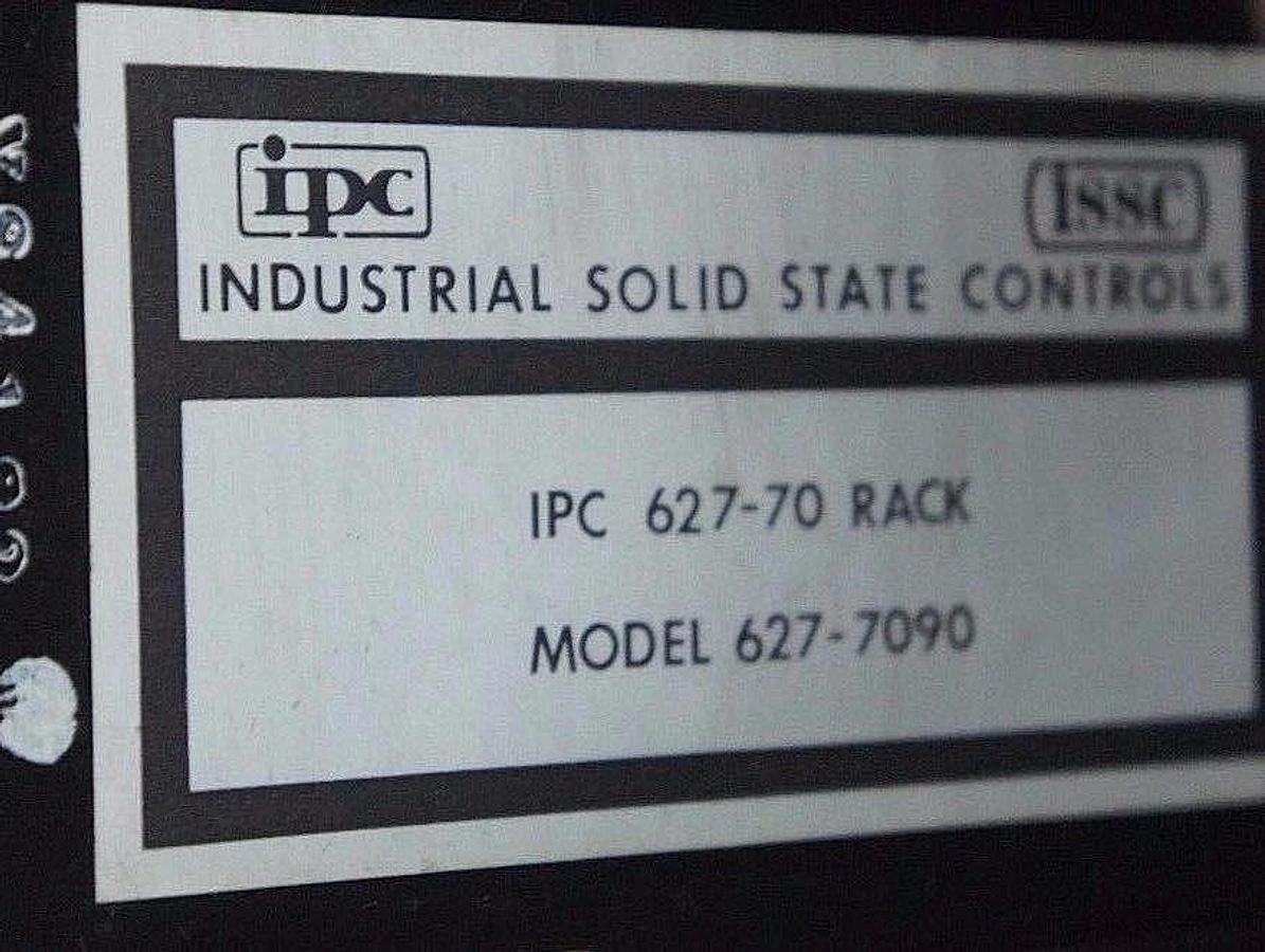 Used HONEYWELL 627-7090 IPC RACK 627-70 WITH COVER PLATES 6277090