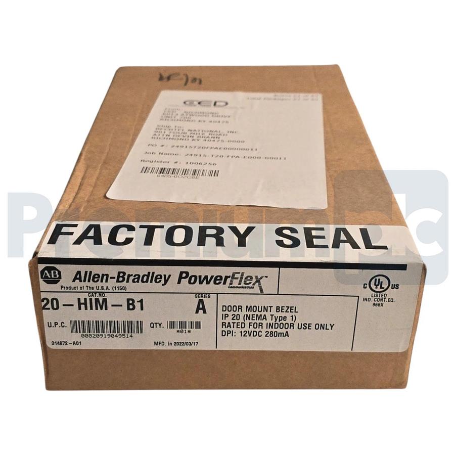 Used Allen-Bradley 20-HIM-B1 /A PowerFlex Door Mount Bezel Kit 20HIMB1 NSFS