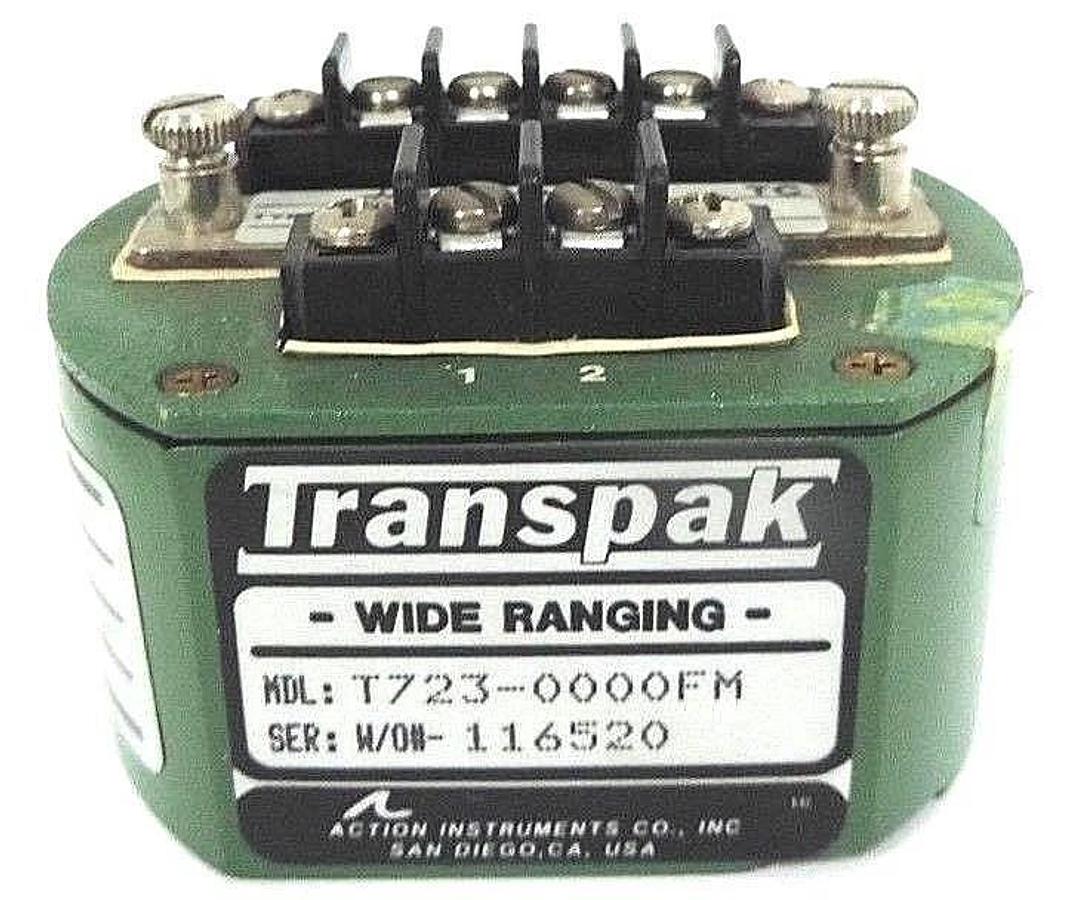 Used ACTION INSTRUMENTS T723-0000FM TRANSMITTER 2-WIRE T7230000FM