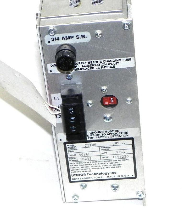 NEW UTICOR 75T06 DIRECTOR 4001 PROCESSOR MODEL 2 REV. A