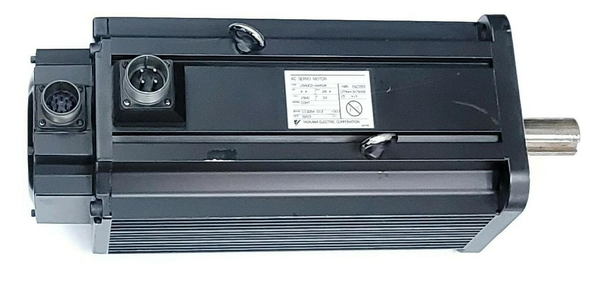 Used NEW YASKAWA ELECTRIC USAGED-44AS2K AC SERVO MOTOR 4.4kW W/ UTMAH-B15ASB ENCODER