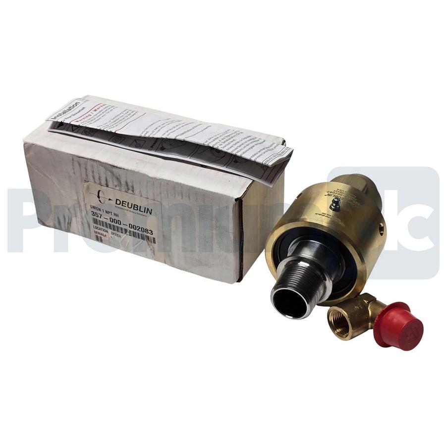 Deublin 357-000-002083 Rotary Union 1" NPT RH Duo-Flow Water Steam Oil NSMP