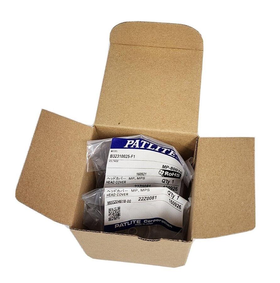 BOX OF 2 NEW PATLITE B32310025-F1 HEAD COVERS