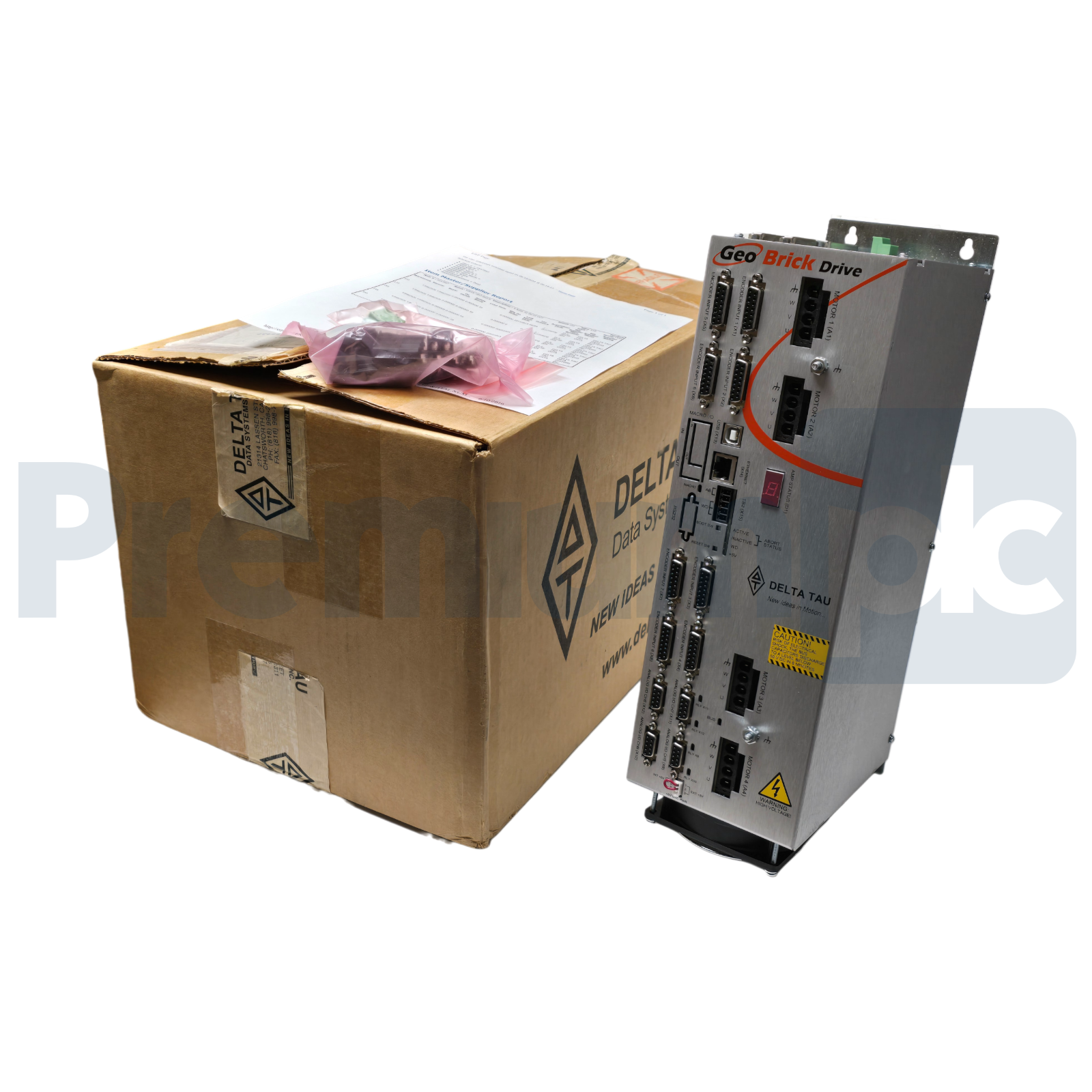 Used DELTA TAU OMRON GBL4-C0-502-13000000 GEO BRICK DRIVE 4-AXIS PMAC 80MHz NSMP