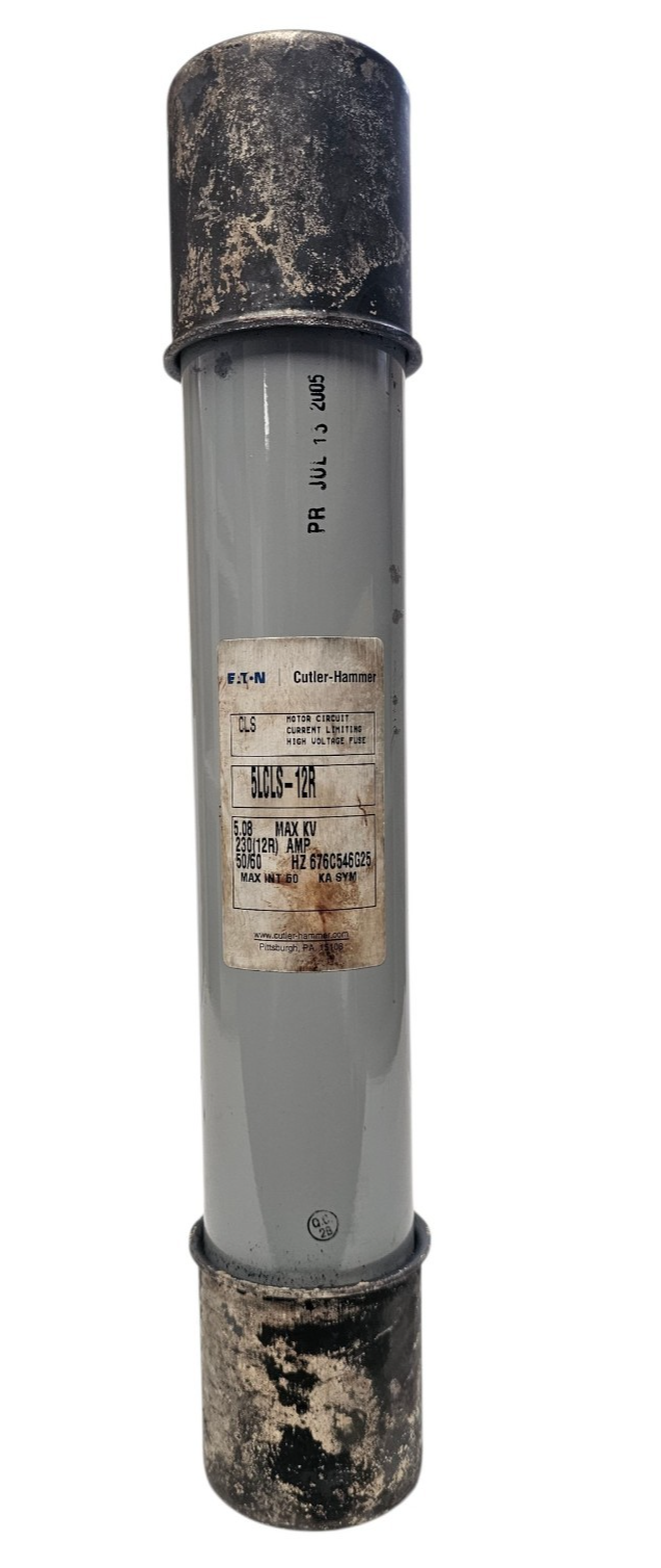 Used EATON CUTLER-HAMMER 5LCLS-12R HIGH VOLTAGE FUSE 5LCLS12R 5.08 MAX KV