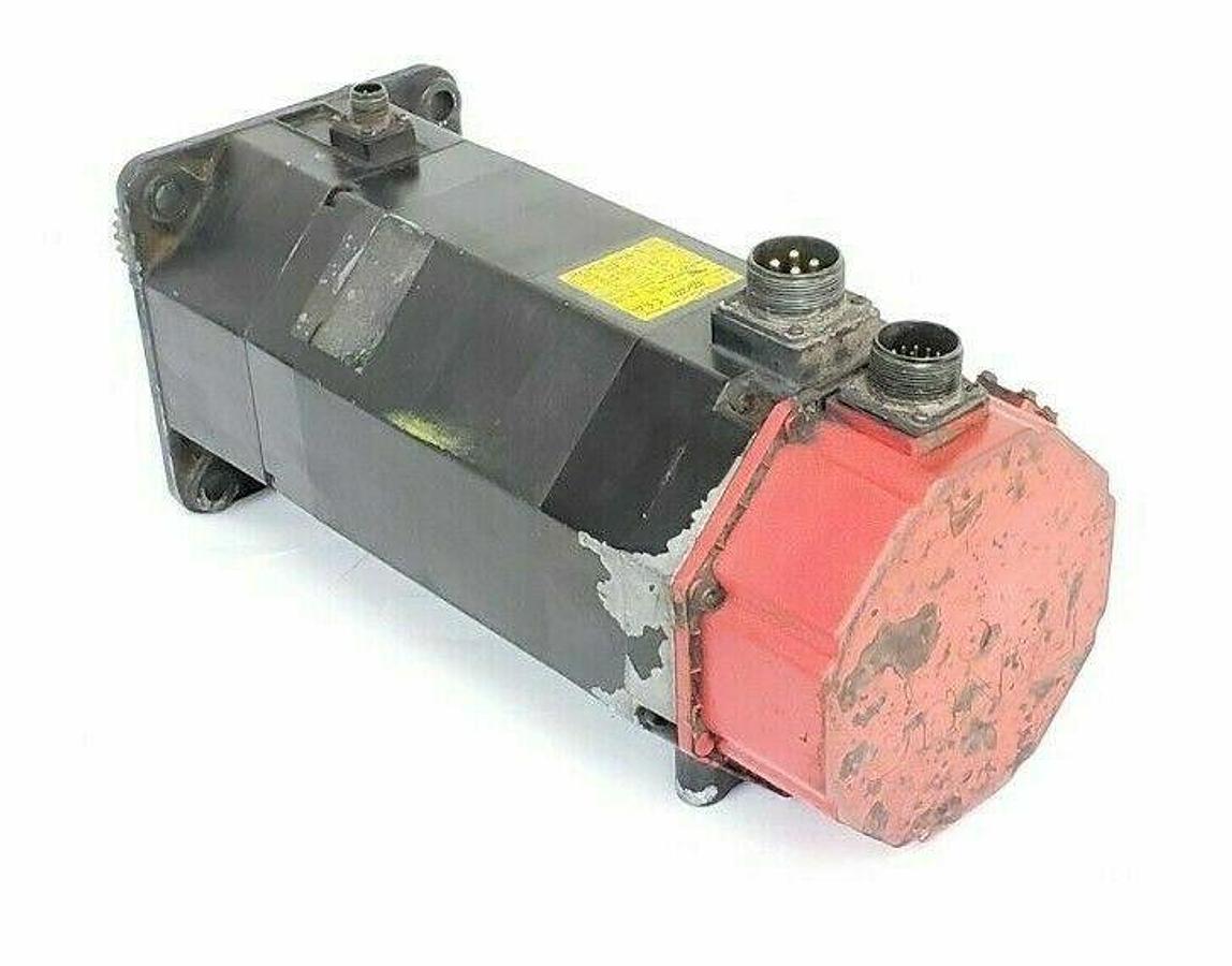 Used FANUC MODEL A22/2000 AC SERVO MOTOR A06B-0147-B675 2000RPM, 3.8KW, 157V, 15A