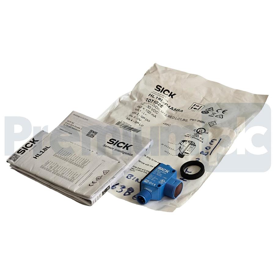 SICK HL18L-P4A5BA | 1071025 H18 Sure Sense Photoelectric Sensor 10-30VDC NSMP