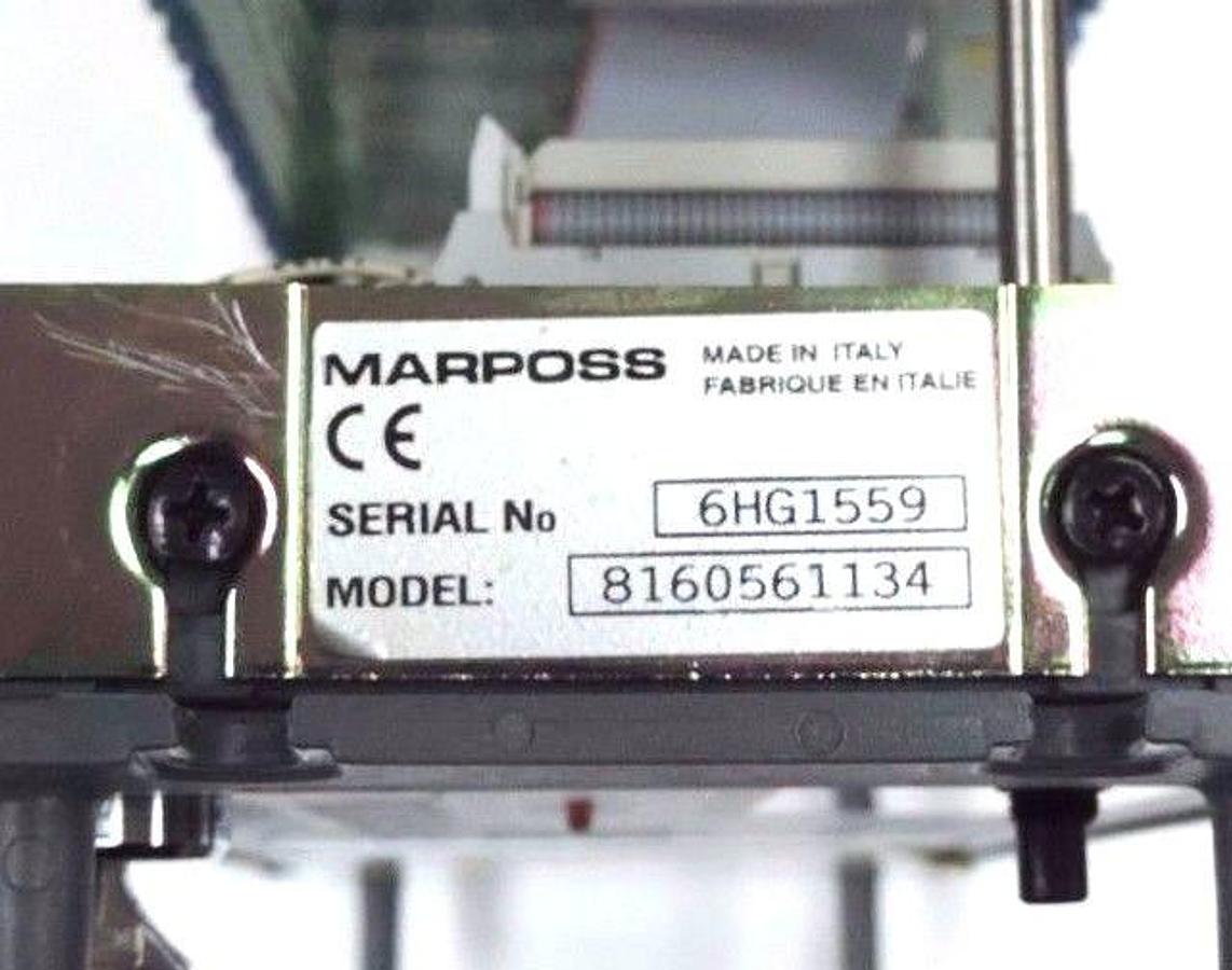 Used MARPOSS E3C 8160561134 PROCESS CONTROLLER W/ 6830326601, 6116320400 BOARDS